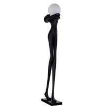 Hestia lampa podłogowa/figura E27 5W czarna
